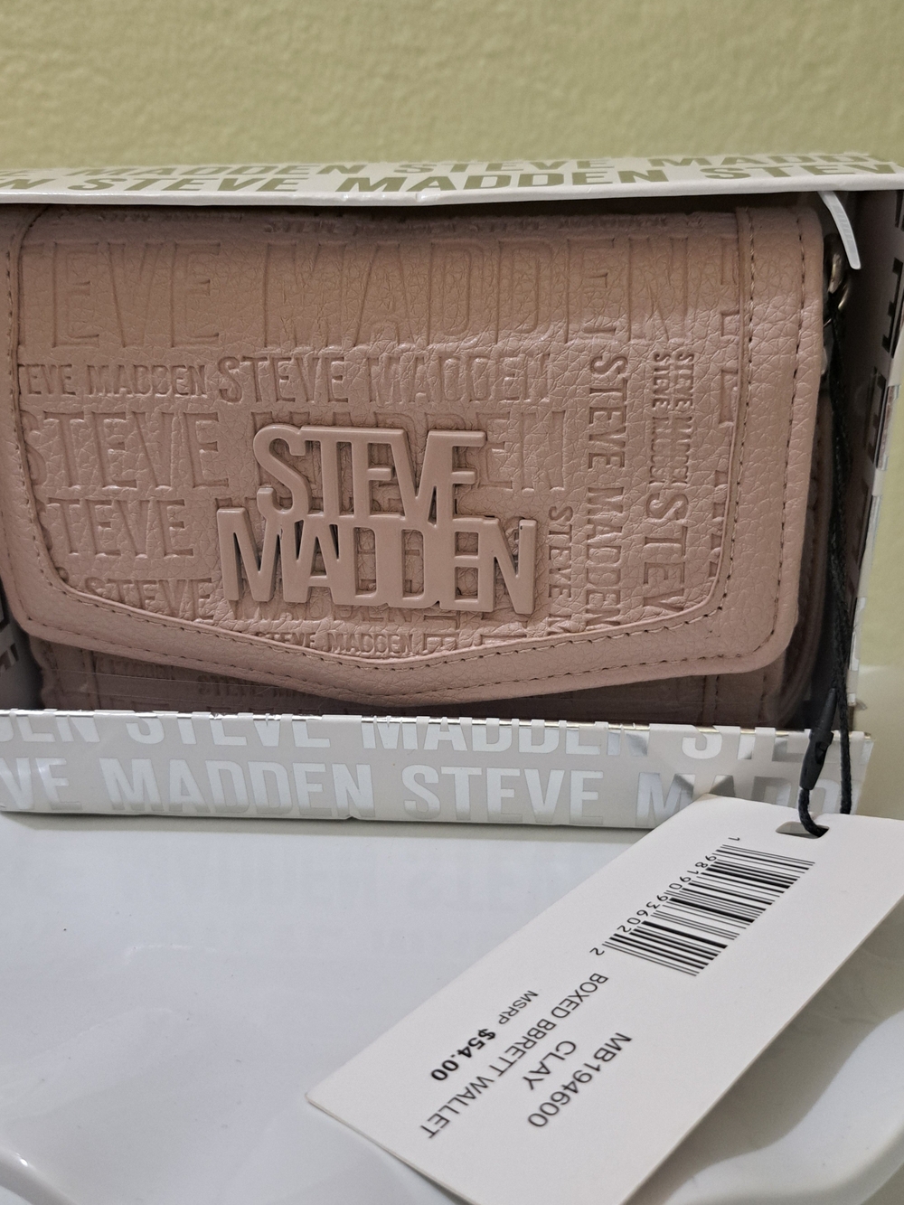 Steve Madden Clay Pink Wristlet Wallet